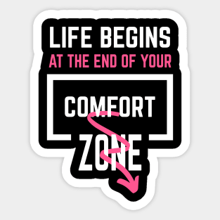 Comfort zone Sticker